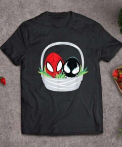 Marvel Spider-Man And Venom Easter Basket T-Shirt