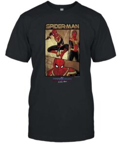 Marvel Spider-Man No Way Home Spider-Man Panel Poster T-Shirt