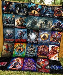 Marvel Studio Film Quilt Blanket Bedding Set