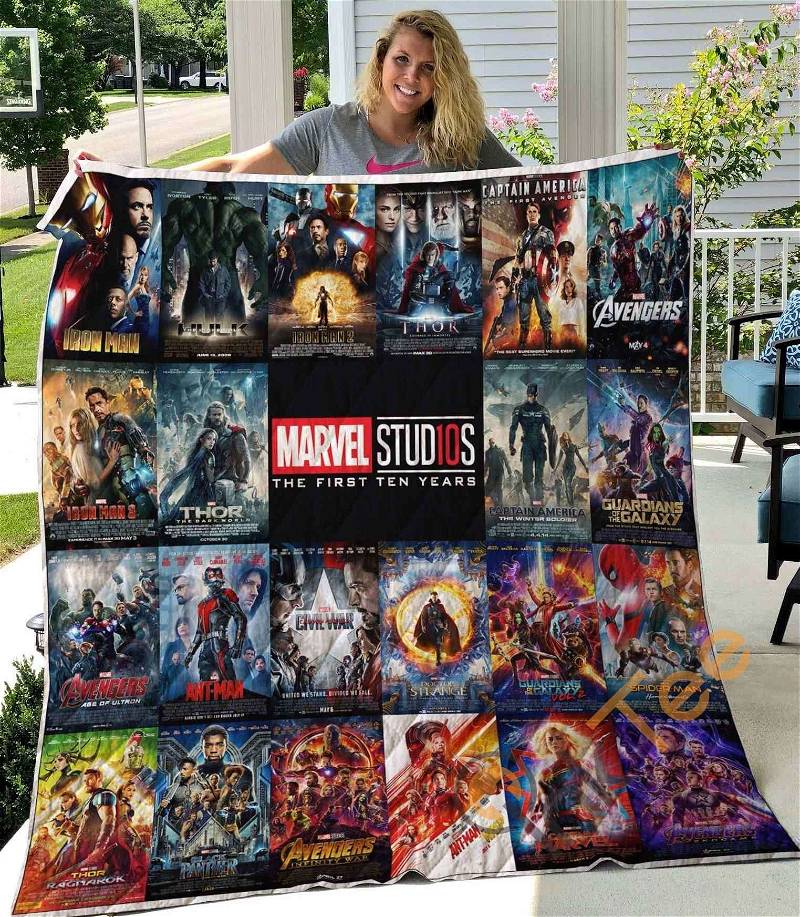 Marvel Studio Quilt Blanket Bedding Set