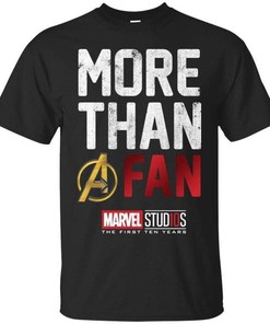 Marvel Studios More Than A Fan 10Th Anniversary T-Shirt