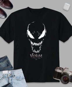 Marvel Venom Let There Be Carnage Camiseta De Veneno De Cara Grande T-Shirt