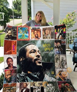 Marvin Gaye Quilt Blanket Bedding Set With Pillowcase Option