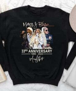 Mary J Blige 33Rd Anniversary 1989-2022 Signature Shirt