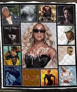 Mary J. Blige Signature Blanket Gift For Lovers Quilt