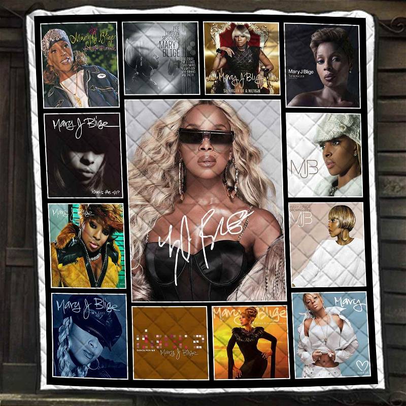 Mary J. Blige Signature Blanket Gift For Lovers Quilt