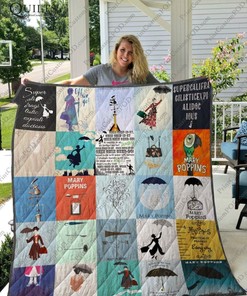 Mary Poppins Quilt Blanket Bedding Set for Home Décor