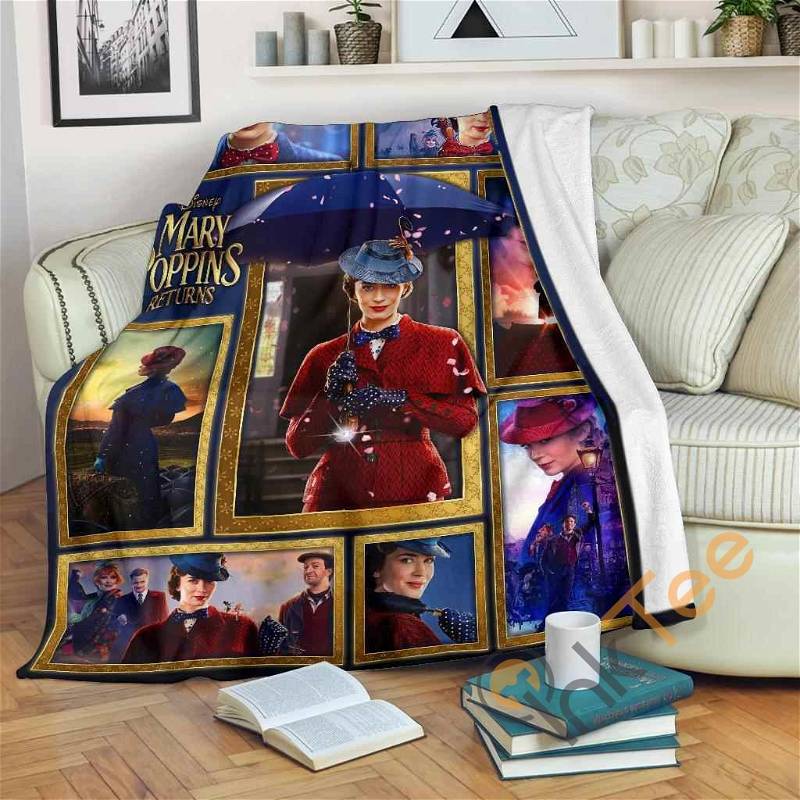Mary Poppins Sherpa Fleece Blanket Gifts for Family, for Couple