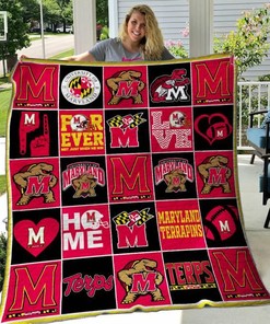 Maryland Terrapins Quilt Blanket Bedding Set for Home Décor