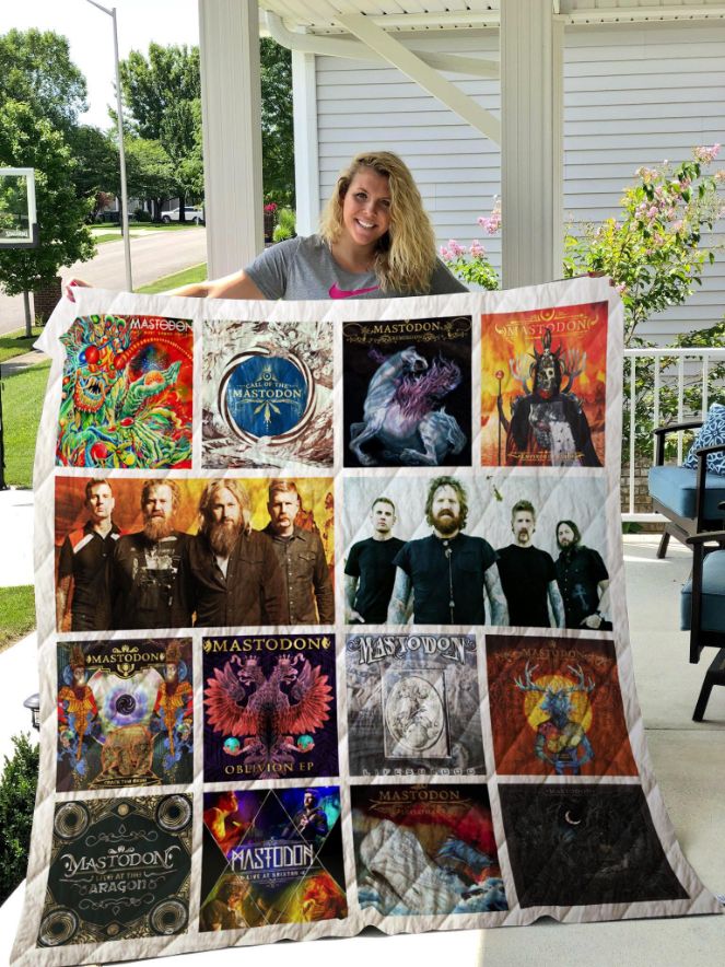 Mastodon Albums Quilt Blanket Bedding Set For Fans