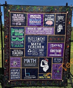 Math-Lover's Quilt Blanket Bedding Set
