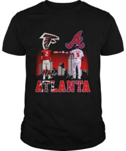 Matt Ryan Atlanta Falcons-Freddie Freeman Atlanta Braves Signature T-Shirt