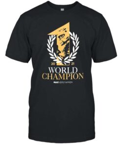 Max Verstappen Adult #1 World Champion 2021 T-Shirt