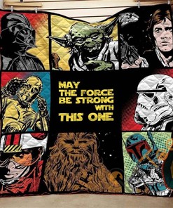 May The Force Be Strong With This One Quilt Blanket Bedding Set