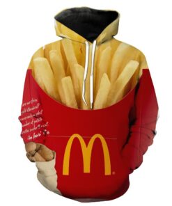 Mcdonalds French Fries Funny Hoodie 3D