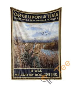 Me And My Dog Hunting Partners For Life Sherpa Fleece Blanket Gifts for Family, for Couple