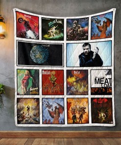 Meat Loaf Album Quilt Blanket Bedding Set for Home Décor