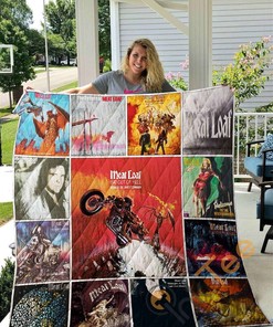 Meat Loaf Quilt Blanket Bedding Set