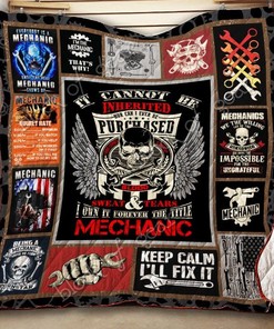 Mechanic I Own It Forever The Title Quilt Blanket Bedding Set