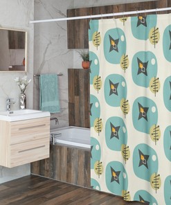 Meditate In Peace With Our Apartment Bathroom Curtain Shower Curtain