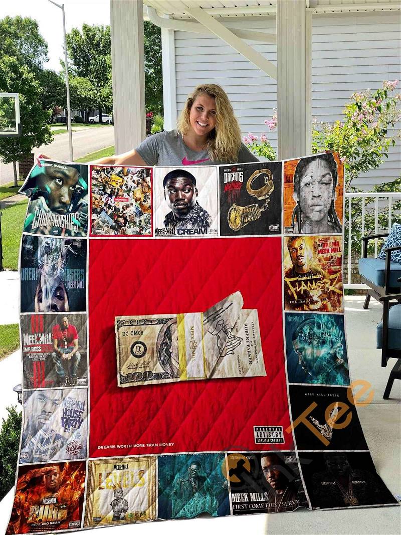 Meek Mill Themed Quilt Blanket Bedding Set
