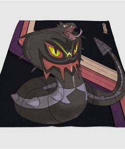 Mega Arbok Sherpa Fleece Blanket Gifts for Family, for Couple
