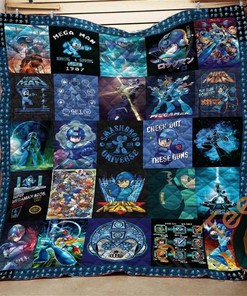Mega Man Quilt Blanket Bedding Set