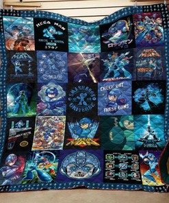 Mega Man Quilt Blanket Bedding Set for Home Décor