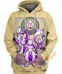 Mega Mewtwo Sport All Over Print Hoodie 3D