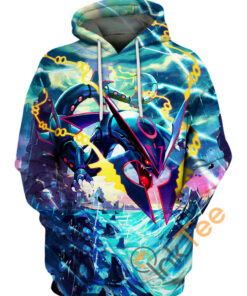 Mega Rayquaza Hoodie 3D