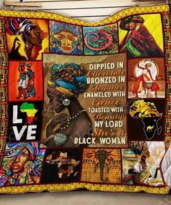 Melanin Pride Quilt Blanket Bedding Set