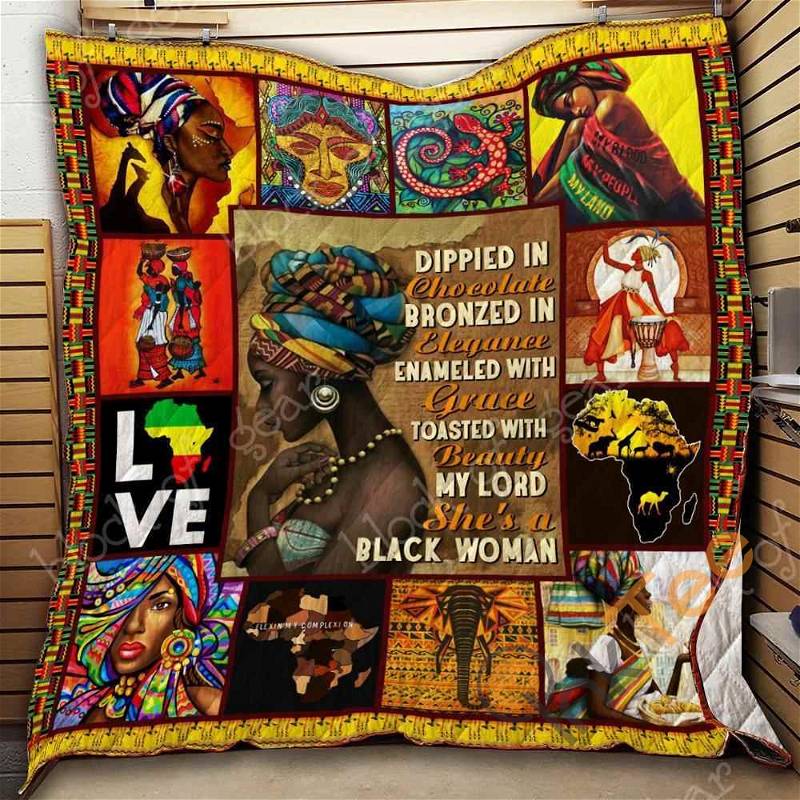 Melanin Pride Quilt Blanket Bedding Set