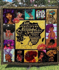 Melanin Queen Quilt Blanket Bedding Set