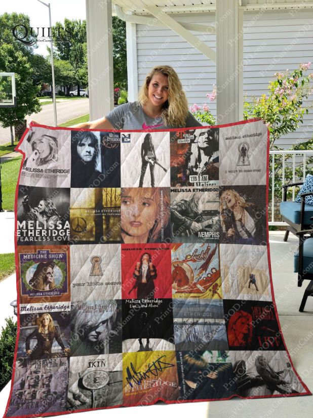Melissa Etheridge Album For Fans Collected Quilt Blanket Bedding Set