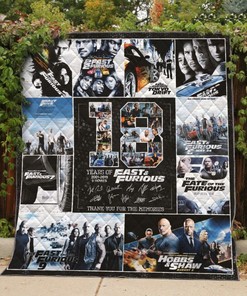 Memories With Signs Fast and Furious Quilt Blanket Bedding Set