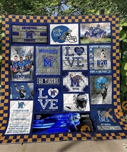 Memphis Tigers Quilt Blanket Bedding Set