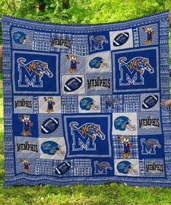 Memphis Tigers Quilt Blanket Bedding Set Gifts for Fans