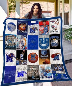 Memphis Tigers Quilt Blanket Bedding Set for Home Décor