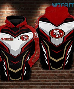Mens 49ers Hoodie 3D Armor San Francisco 49ers Gift