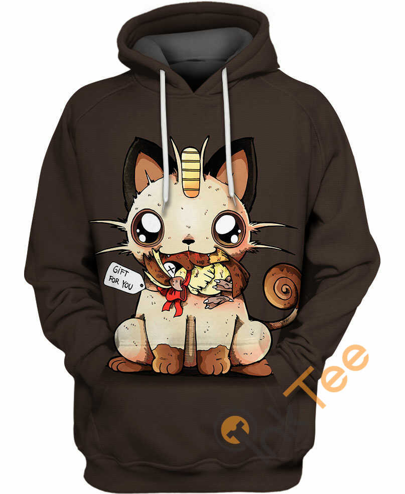 Meowth Hoodie 3D