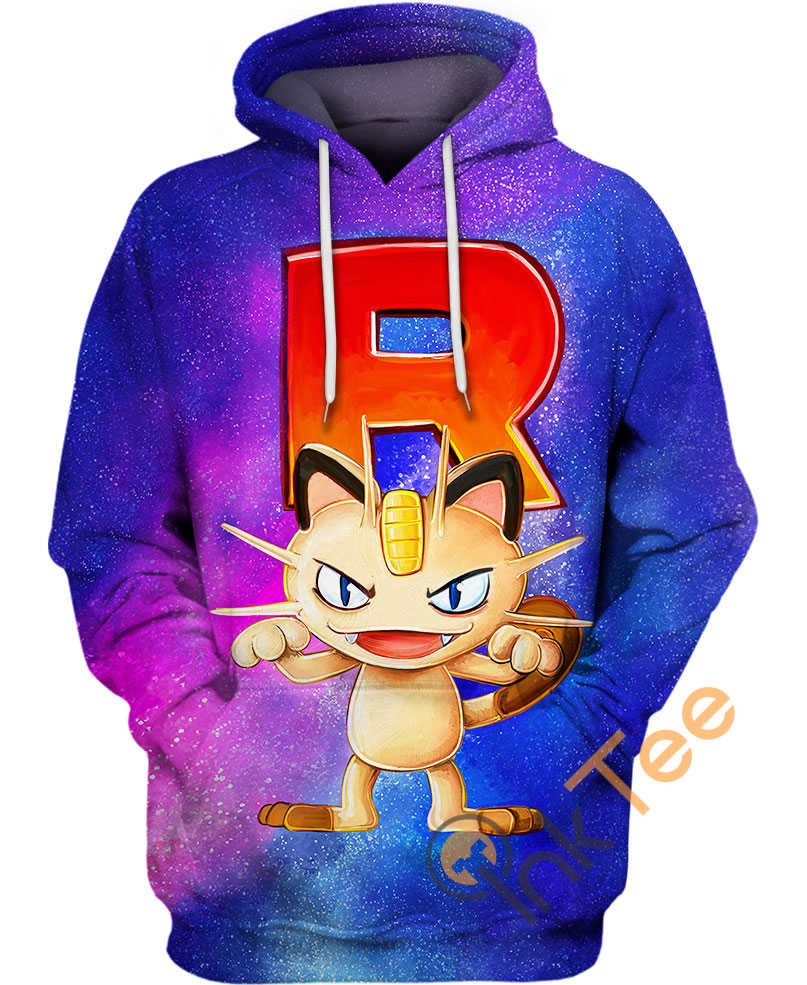 Meowth Pokemon Hoodie 3D