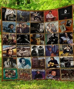 Merle Haggard Collection Collected Quilt Blanket Bedding Set