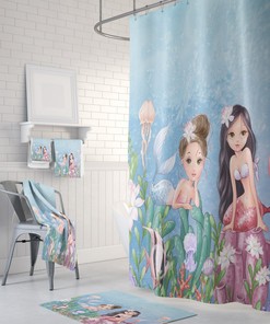 Mermaid Shower Curtain Home Decor