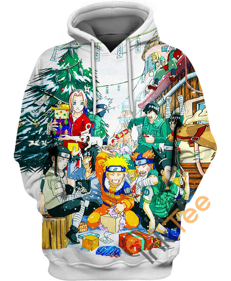 Merry Christmas Naruto Hoodie 3D