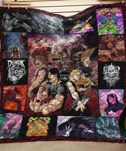 Metalocalypse Collage Quilt Blanket Bedding Set