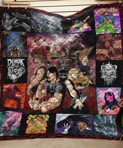 Metalocalypse Collage Quilt Blanket Bedding Set