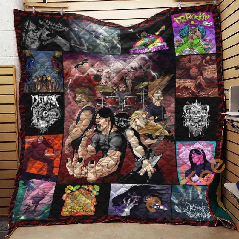 Metalocalypse Collage Quilt Blanket Bedding Set