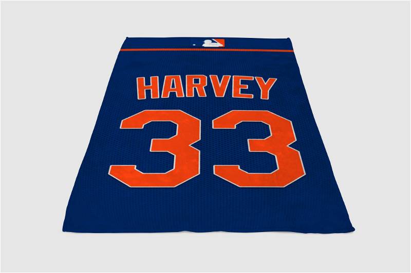 Mets New York Jersey Sherpa Fleece Blanket Gifts for Family, for Couple