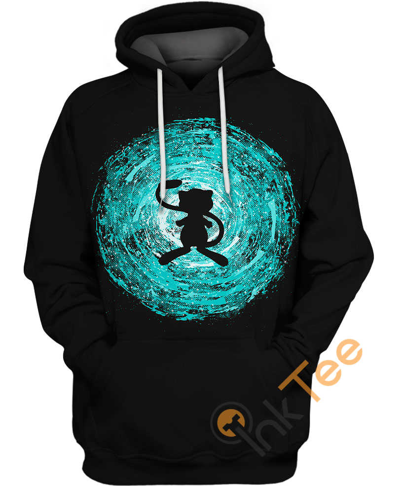 Mew Pokemon Circle Hoodie 3D