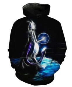 Mewtwo Pokemon Mewtwo Hoodie 3D